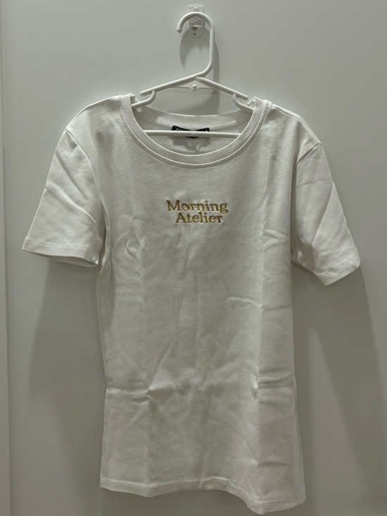 Zara Tops - Zara Woman’s White Logo Crewneck T-Shirt